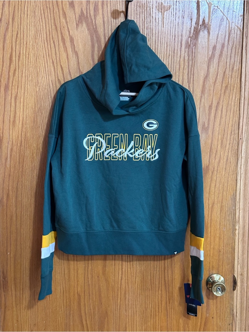 NFL Green Bay Packers sz sm NWT women’s hoodie embroidered